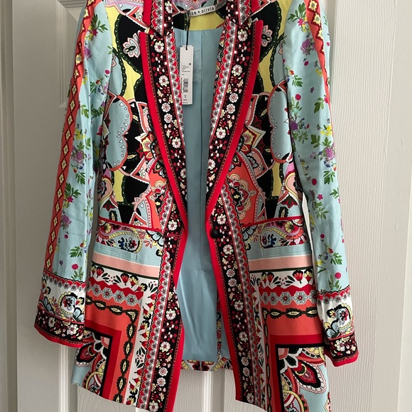 Alice and Olivia Floral Blazer - Picture 5 of 8
